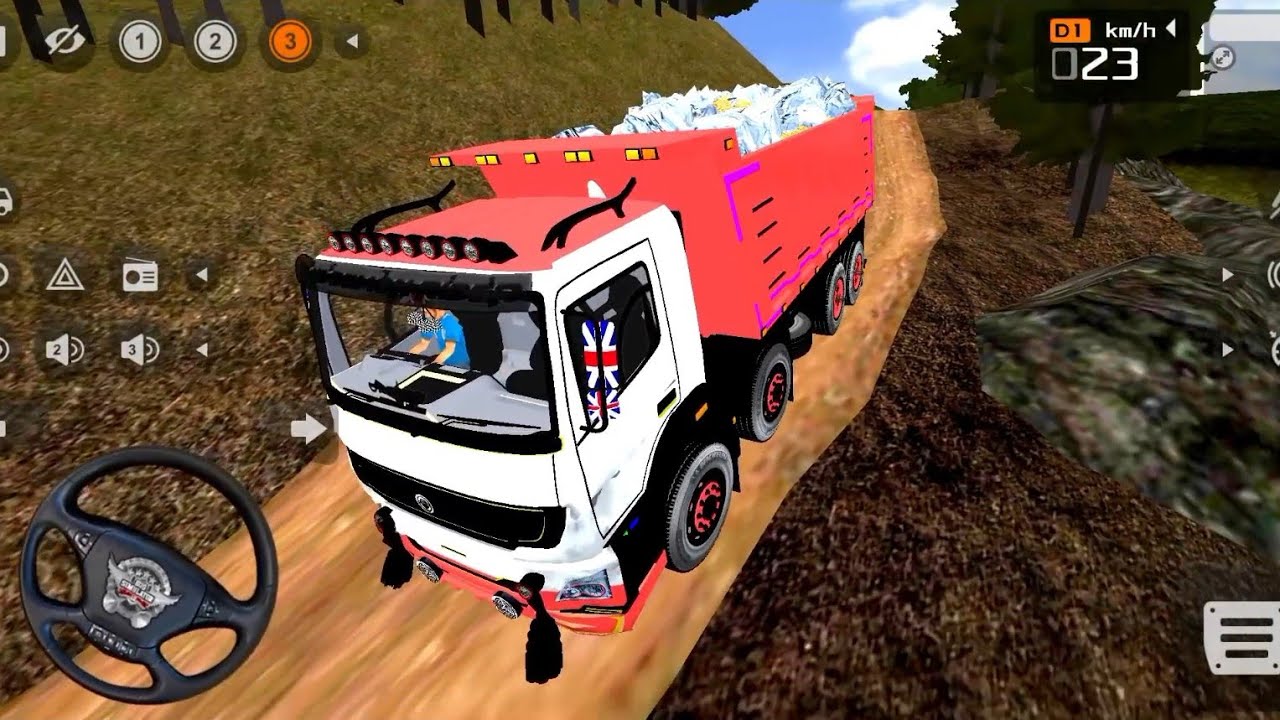 🤩 Bharat Benz Tripper Truck Diving Jular Off-Road Map Mods 🗾| Bussid 2026