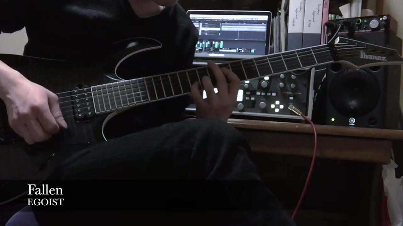 EGOIST / Fallen Guitar cover[Reupload]