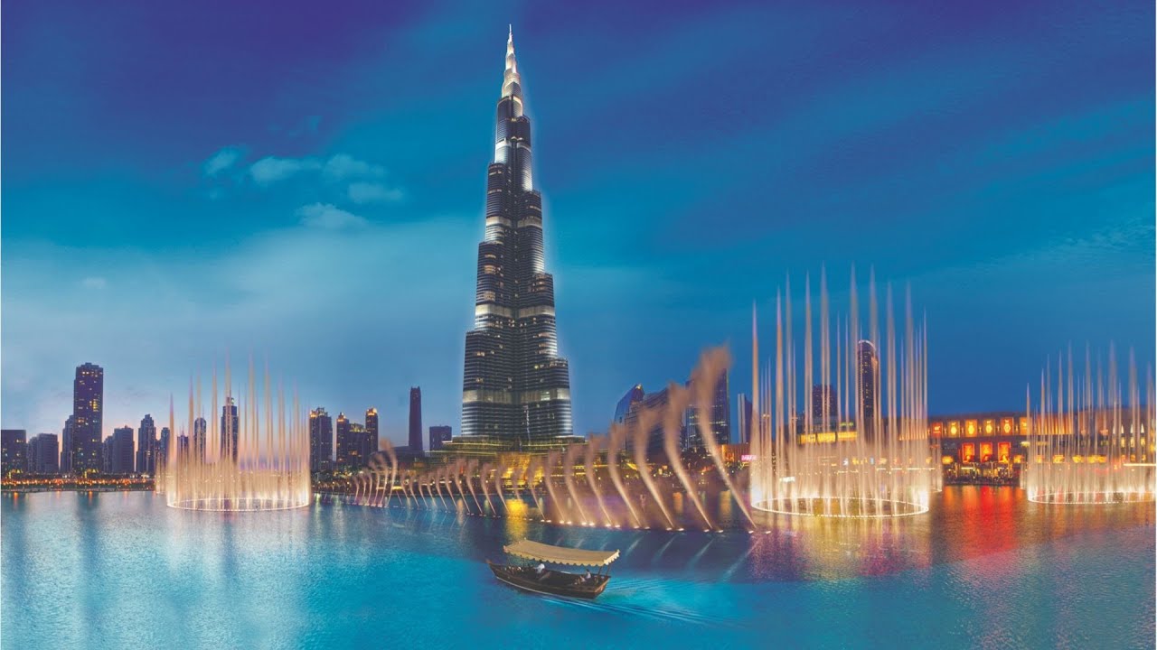 Dubai’s Burj Khalifa: The Most Extravagant Fountains & Boat Trip