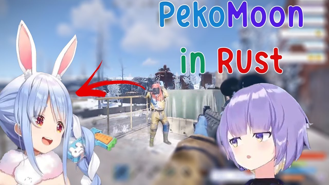 Moona Meet Pekora in Rust......Moona almost got PTSD