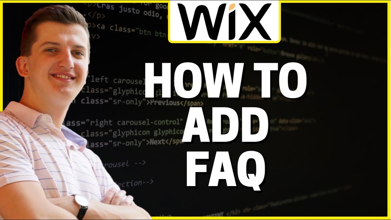 How To Add FAQ in Wix