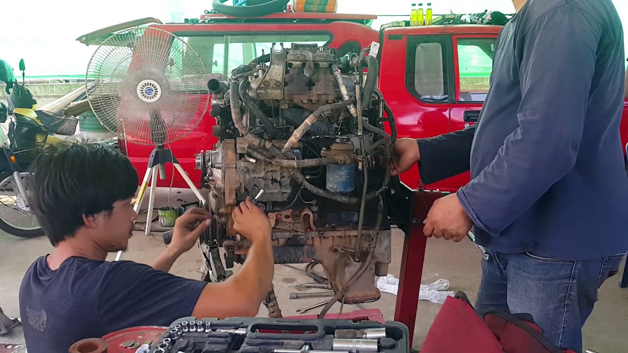 ประกอบเครื่อง D-Max (4JH1)  ตอนที่2