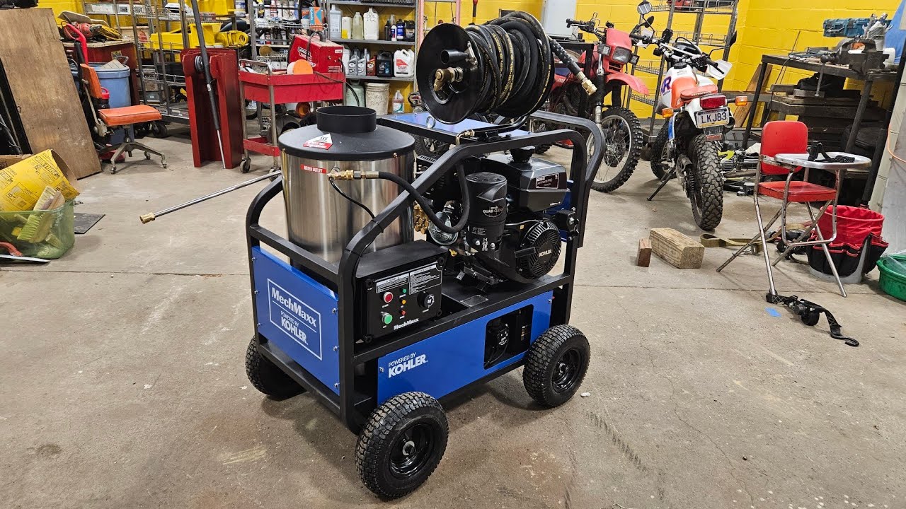 Обзор мойки высокого давления MechMaxx 4000psi с подогревом воды
