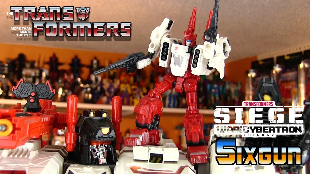 Transformers: War for Cybertron SIEGE SIXGUN — оружейник класса «Делюкс»