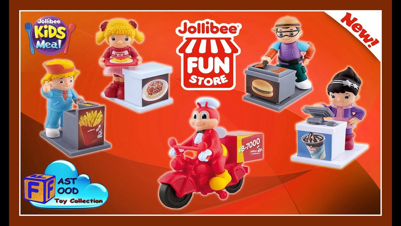 2018 Jollibee FUN STORE - Jolly Kiddie Meal Toys (complete set) | fastfoodTOYcollection