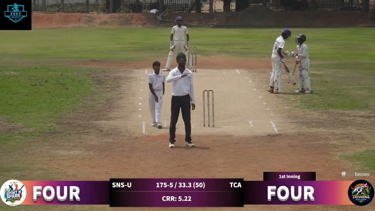 highlights | TRIVARNA CRICKET ACADEMY VS SPORT N SPARK - U14 | FINAL |