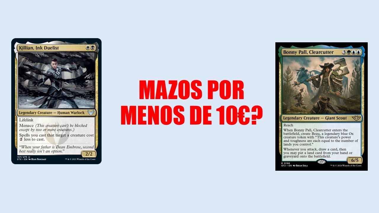 ¿Es posible hacer un mazo de commander por menos de 10 euros?