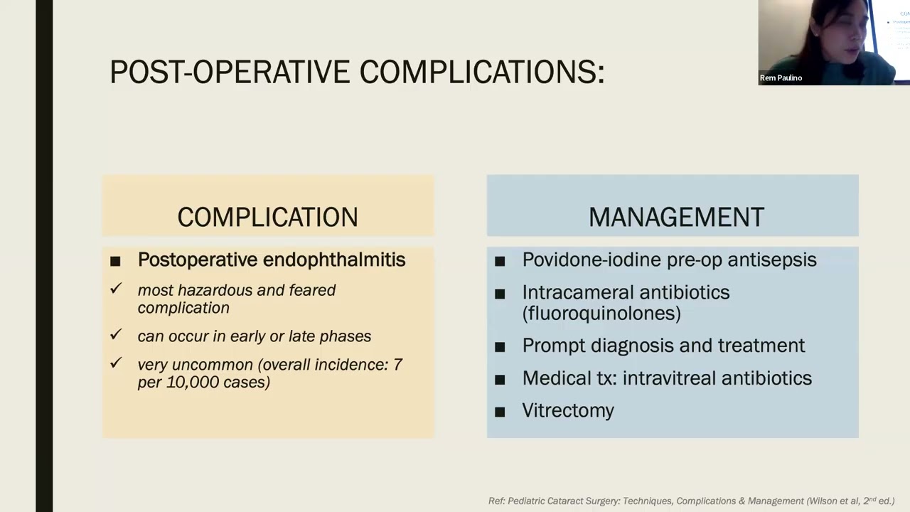 Must Know Post Operative Concerns in Managing pediatric patient