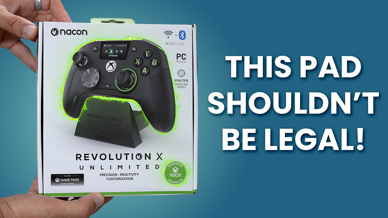 Nacon Revolution X Unlimited - XBOX / PC Controller with a KILLER FEATURE