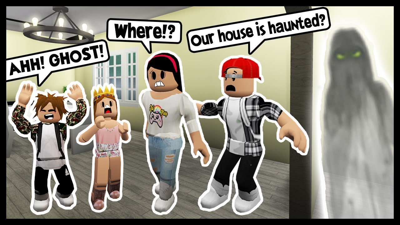 OUR BLOXBURG HOUSE IS HAUNTED! - Roblox