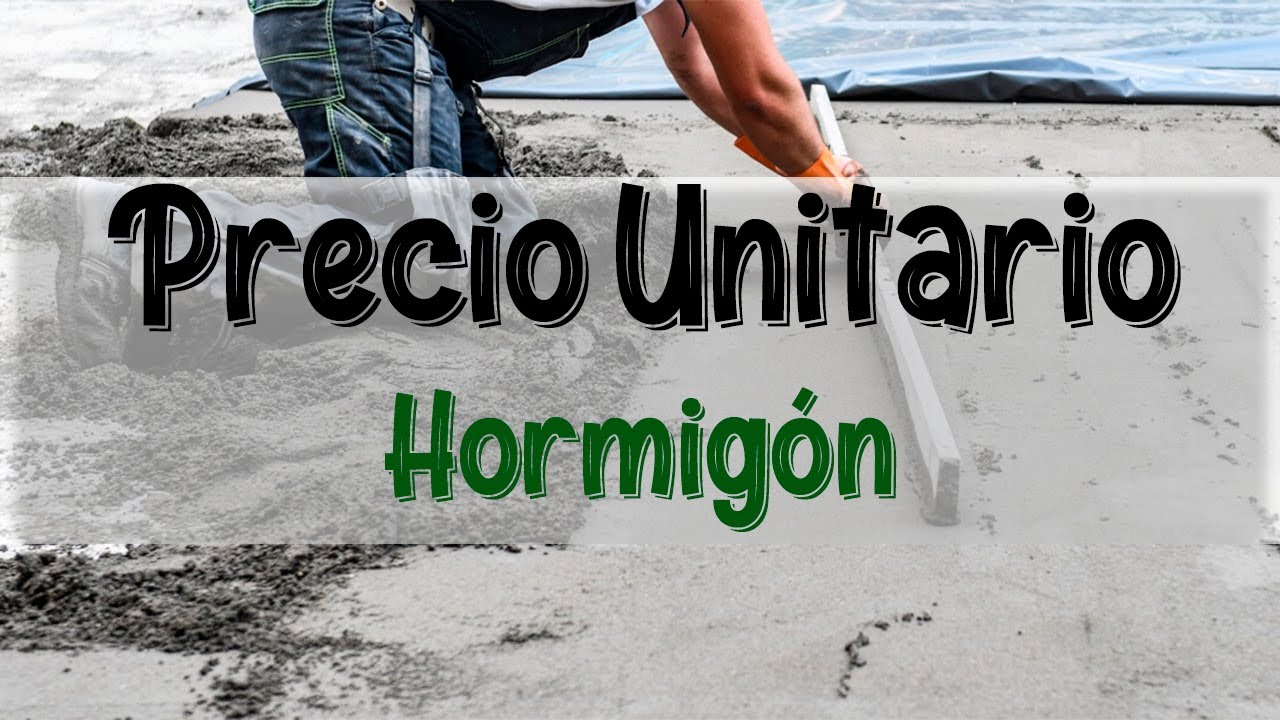 APU: Fabricación de hormigón