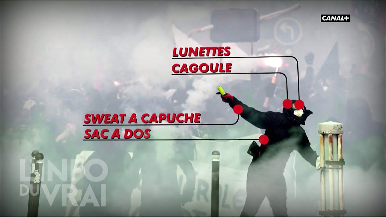 Black Blocs : le mouvement - L'Info du Vrai du 22/03 - CANAL+
