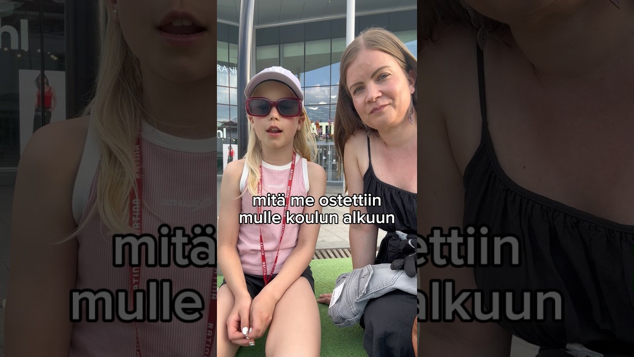 Mainos: Kauppakeskus Ratina. Ostosten esittely