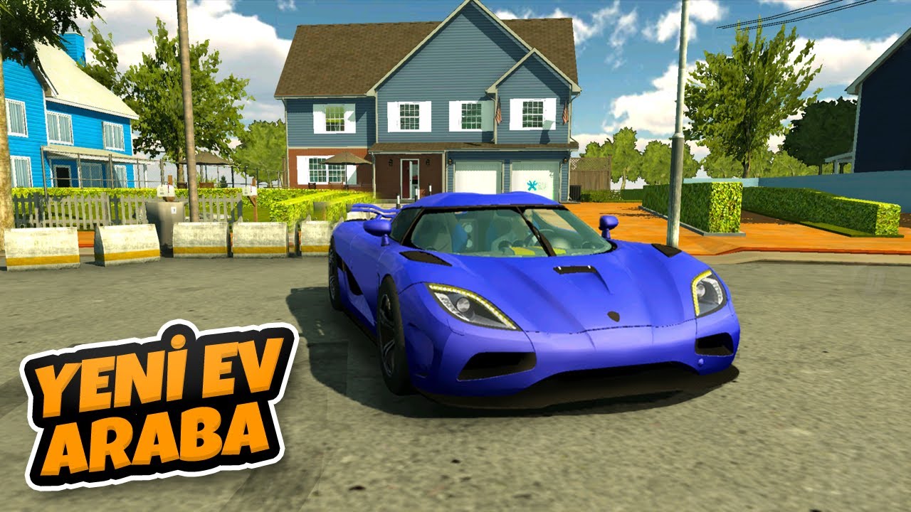429 Km Hıza Ulaşan Yeni Arabamız ve Lüks Villamız - Car Parking Multiplayer
