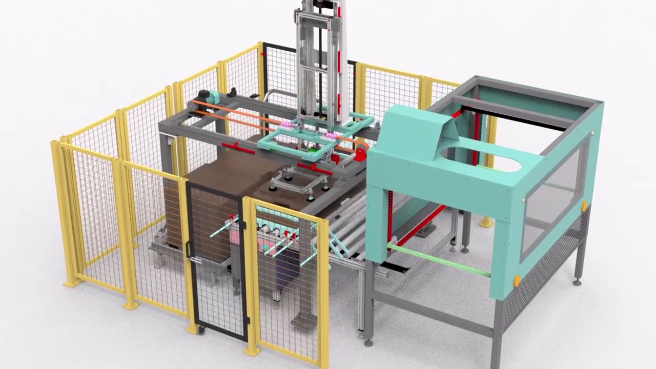 Gantry Palletizer Machine | Multi-Axis Palletizing System