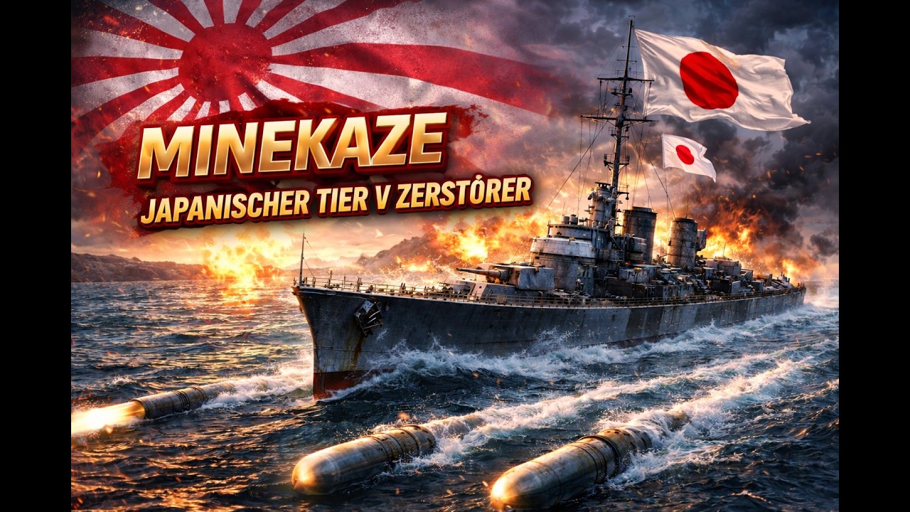 Minekaze Torpedo-Monster! 🔥 Wir testen den japanischen Tier 5 Zerstörer | World of Warships