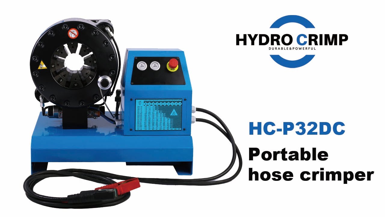 Portable hydraulic hose crimper(2022) | Mobile hose crimper machines used on truck or service van