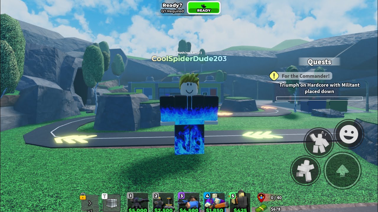 Trying to beat fallen mode with nerfed towers in TDS