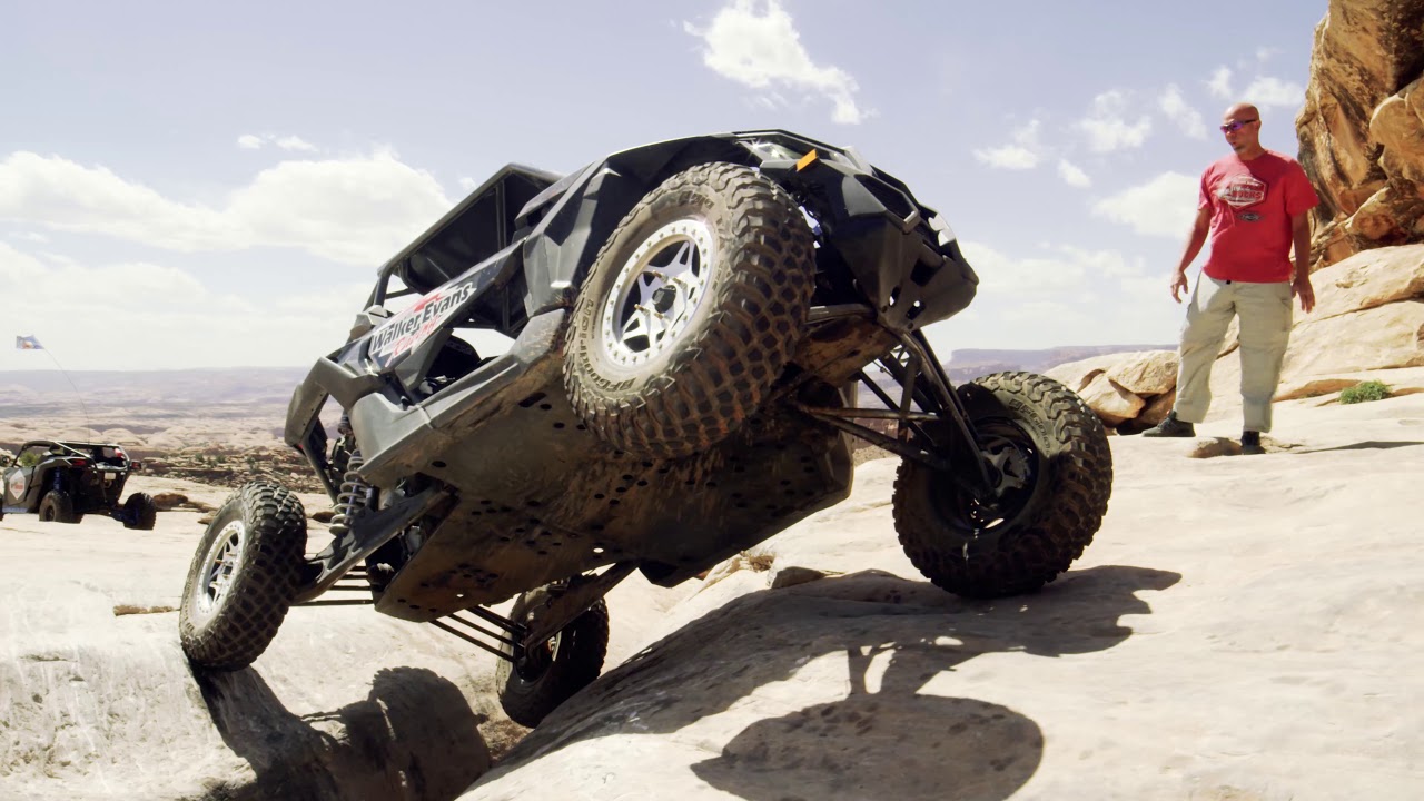 Walker Evans Racing testing in Moab with their Can-Am Maverick X3