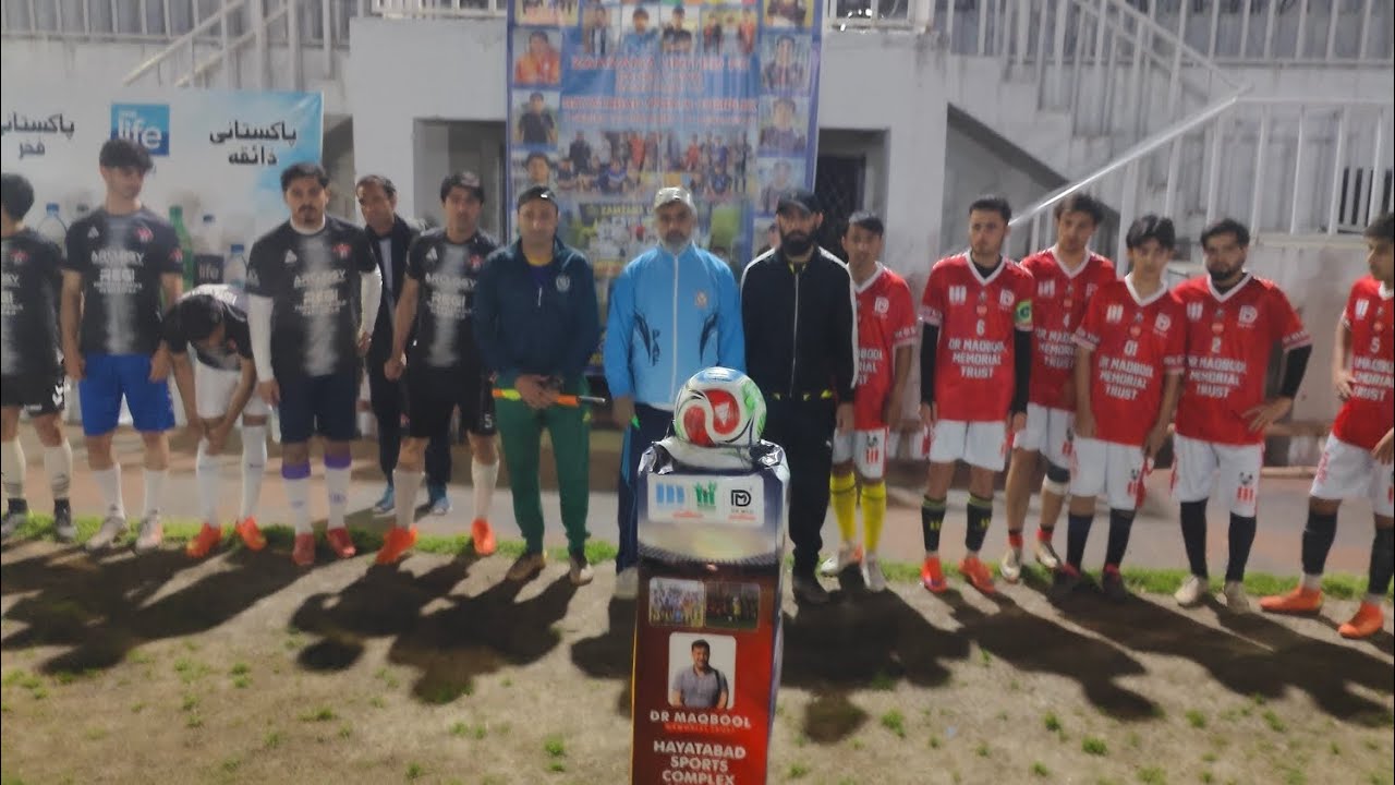 DR MAQBOOL MEMORIAL RAMZAN NIGHT FOOTBALL TOURNAMENT AT HSC PESHAWAR KHYBER PAKHTUNKHWA PAKISTAN⚽🏆⚽