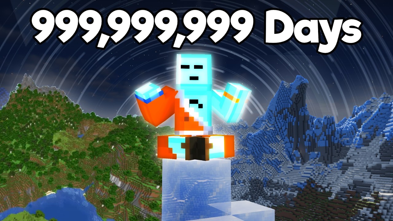 Surviving 1 Billion Days in Minecraft