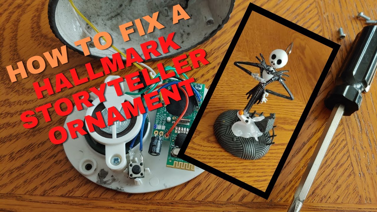 How to fix a Hallmark Storyteller Ornament when it stops working correctly