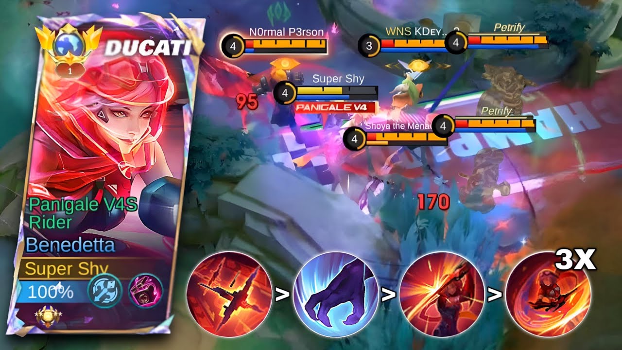BEST BENEDETTA FULL DAMAGE BUILD FOR JUNGLE SOLO RANK!! (100% broken) - MOBILE LEGENDS