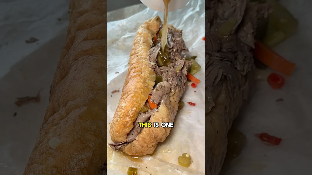 ПОПРОБУЙТЕ ЛУЧШИЙ В ЧИКАГО ИТАЛЬЯНСКИЙ СЭНДВИЧ С ГОВЯДИНОЙ В 📍 Johnnie&rsquo;s Beef (Элмвуд-Парк)