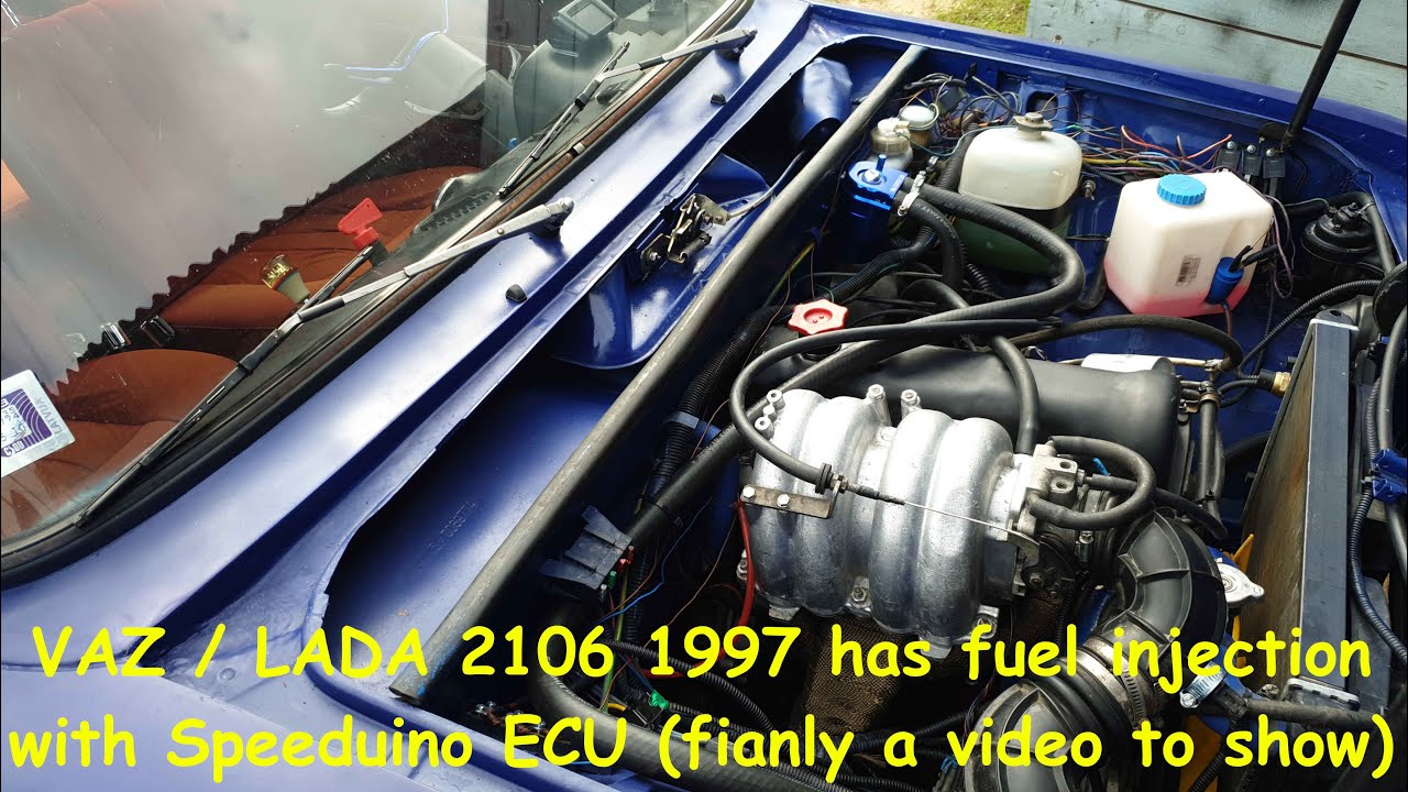 Custom LADA / VAZ 2106 with Niva 1.7I engine has fuel injection!