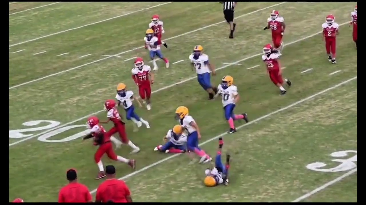Roman Gomez #24 2025 U10 Peewee Football 