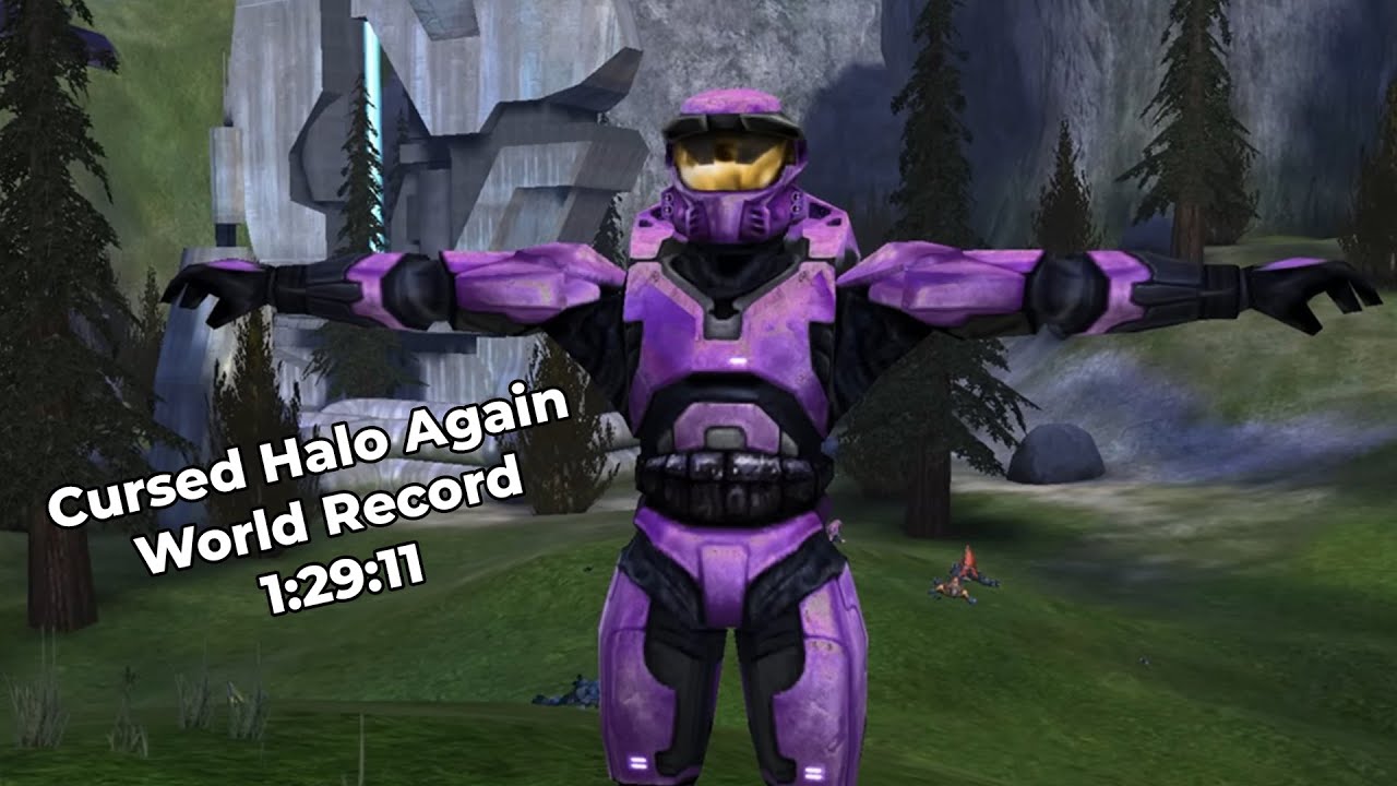 Cursed Halo Again Speedrun - 1:29:11 (RTA-Loads) (Halo-Kart Levels Included)
