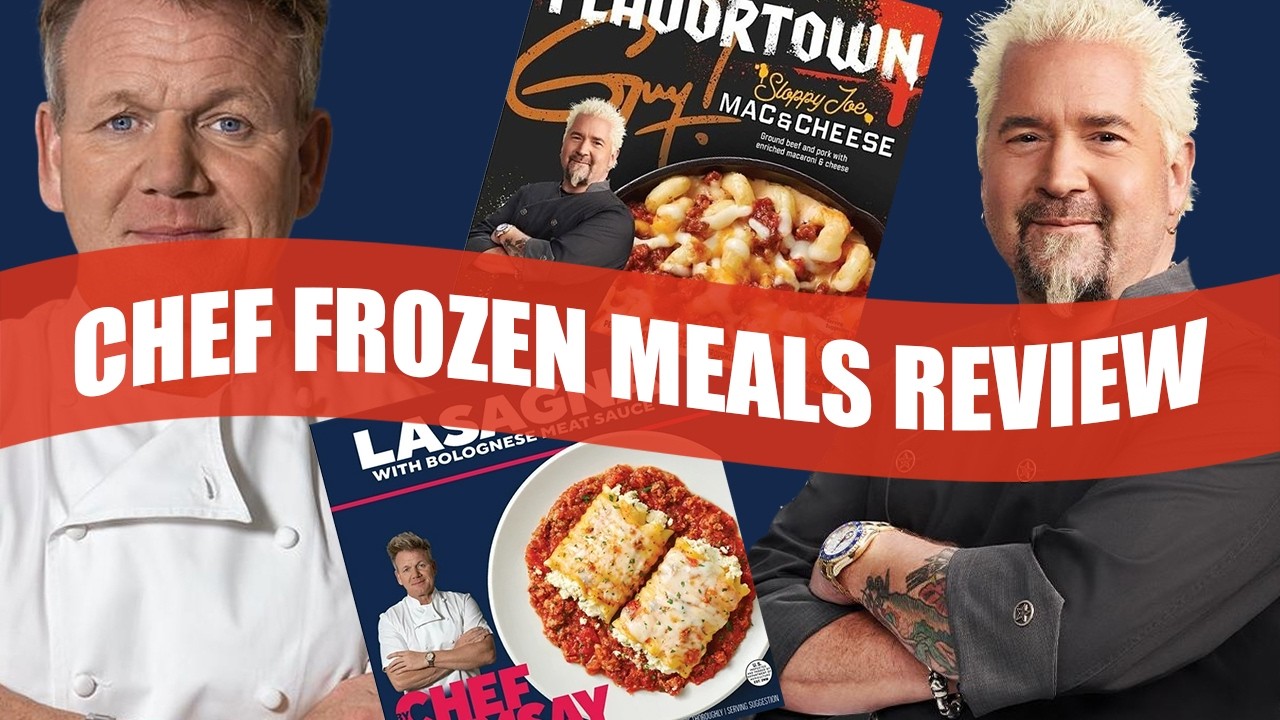 Trying Popular Chef Frozen Meals! | Taste Test Review 2025