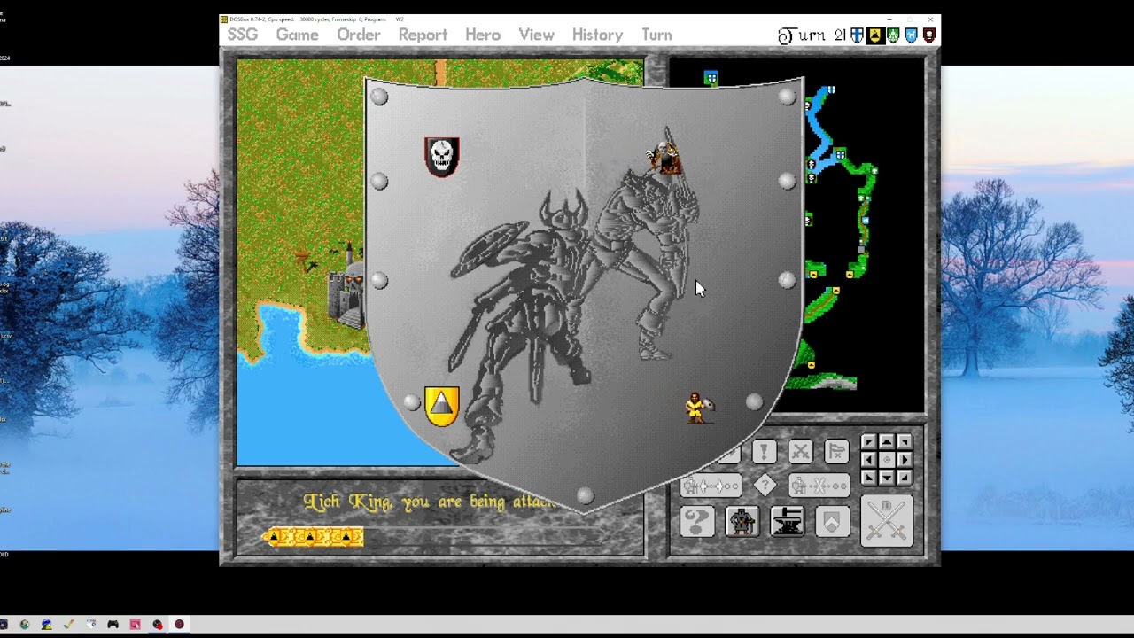 Warlords 2 Deluxe, Erythea campaign, full gameplay, against 4 enchanced opponents, part 2 of 2