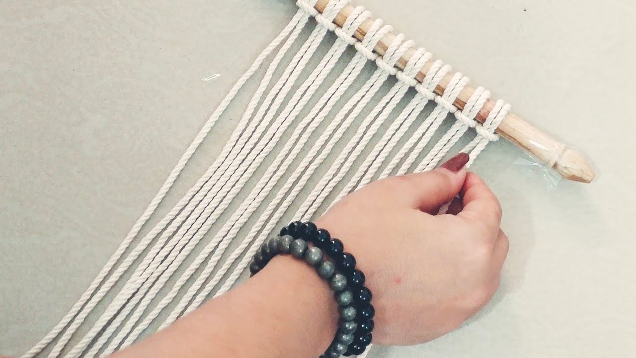 Macrame Wall Hanging Simple - Macrame Wall Hanging