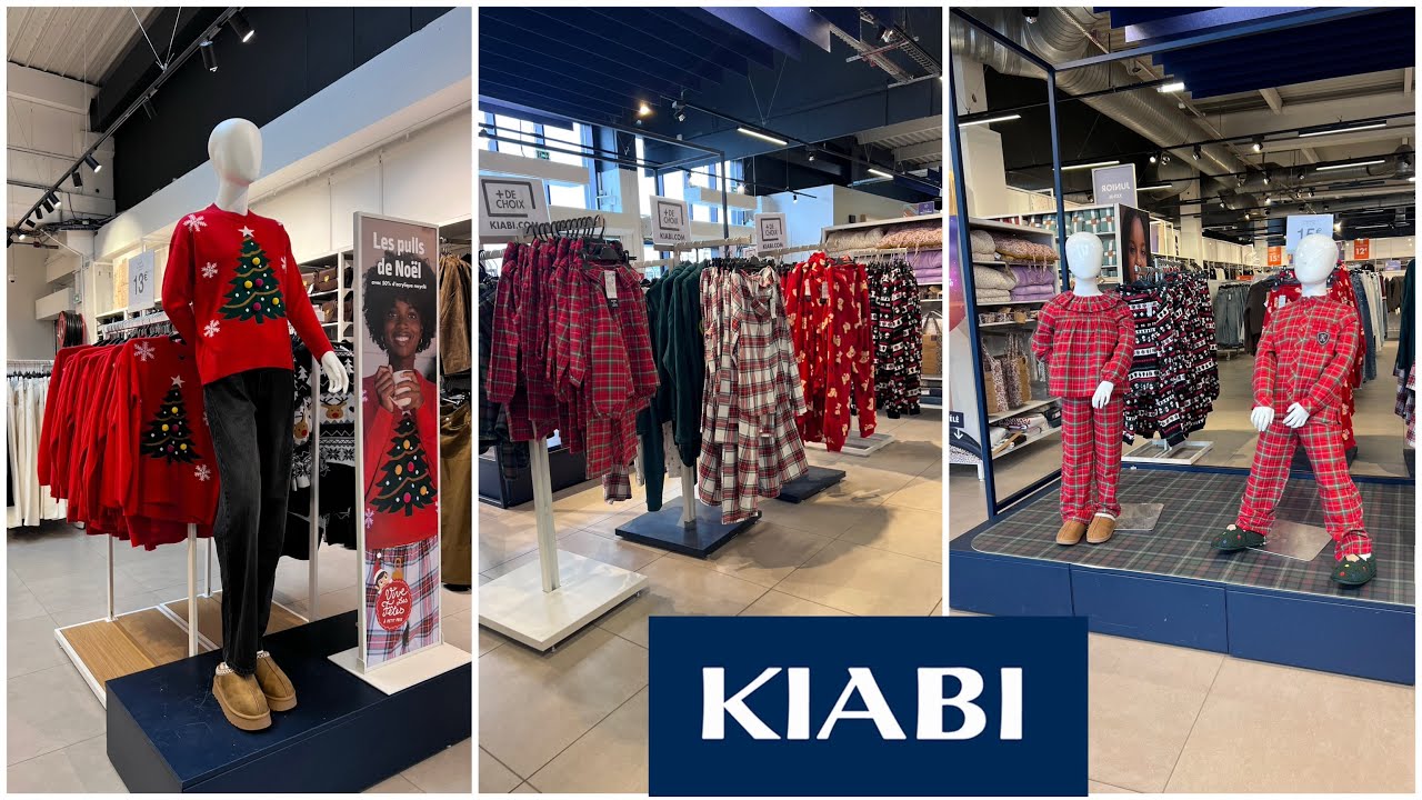 🤩🥳S&Eacute;LECTION PYJAMA ET PULL DE NO&Euml;L POUR PETIT ET GRAND &Agrave; PETIT PRIX KIABI 🥰🌸🌼