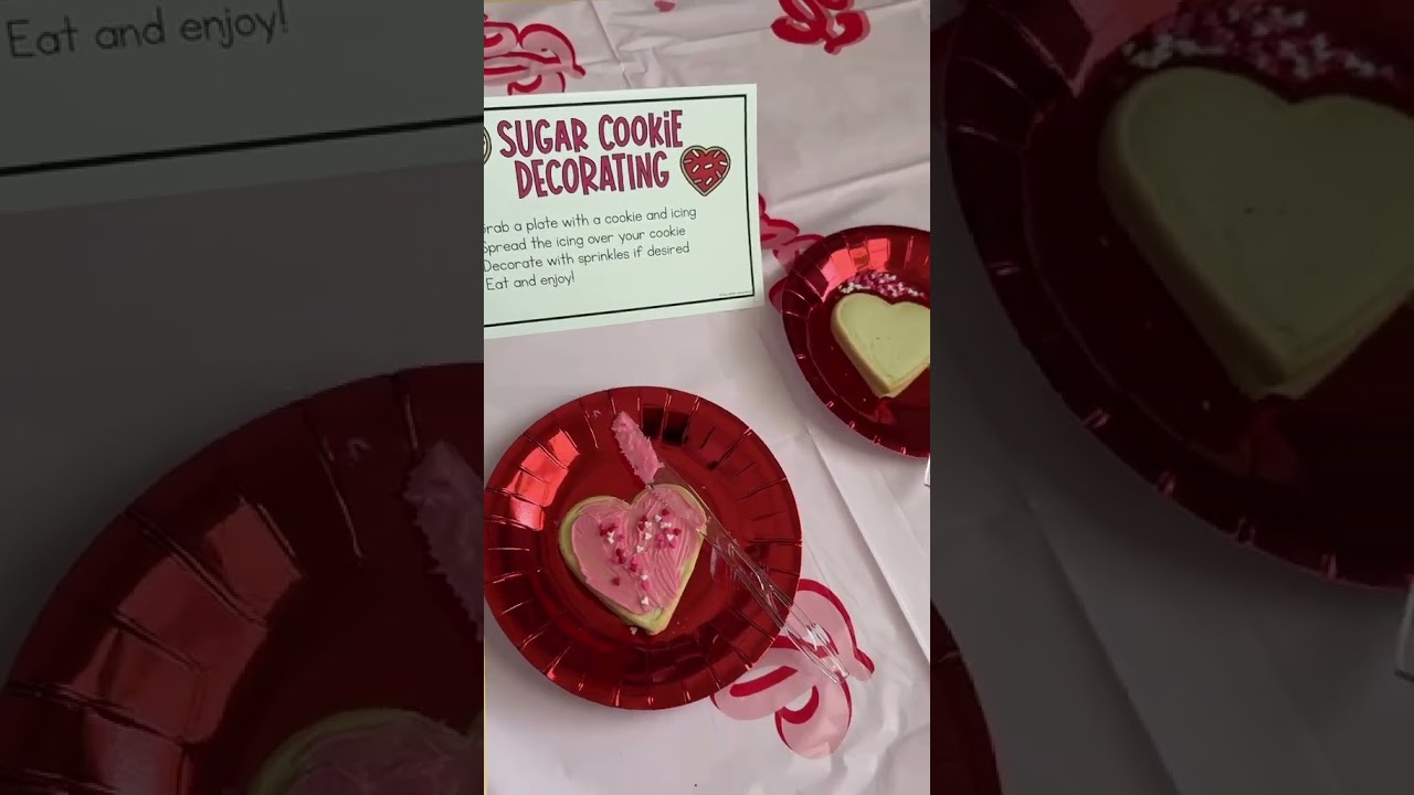 Valentine&rsquo;s Day Classroom Party! Valentine Station Ideas #music #elementaryteacher