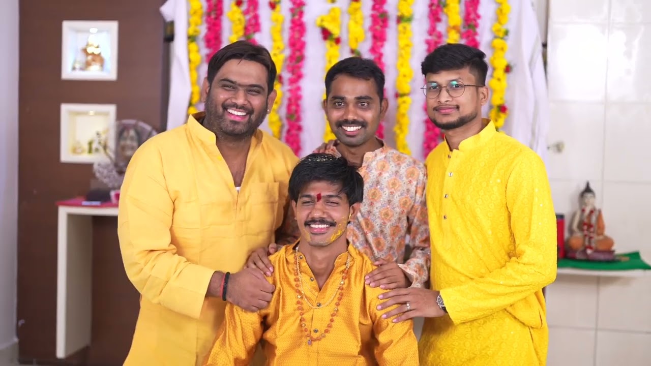kusumesh Groom || Best Haldi Teaser #kireeti_kick_photography #mangalasnanam #wedding #groomhaldi