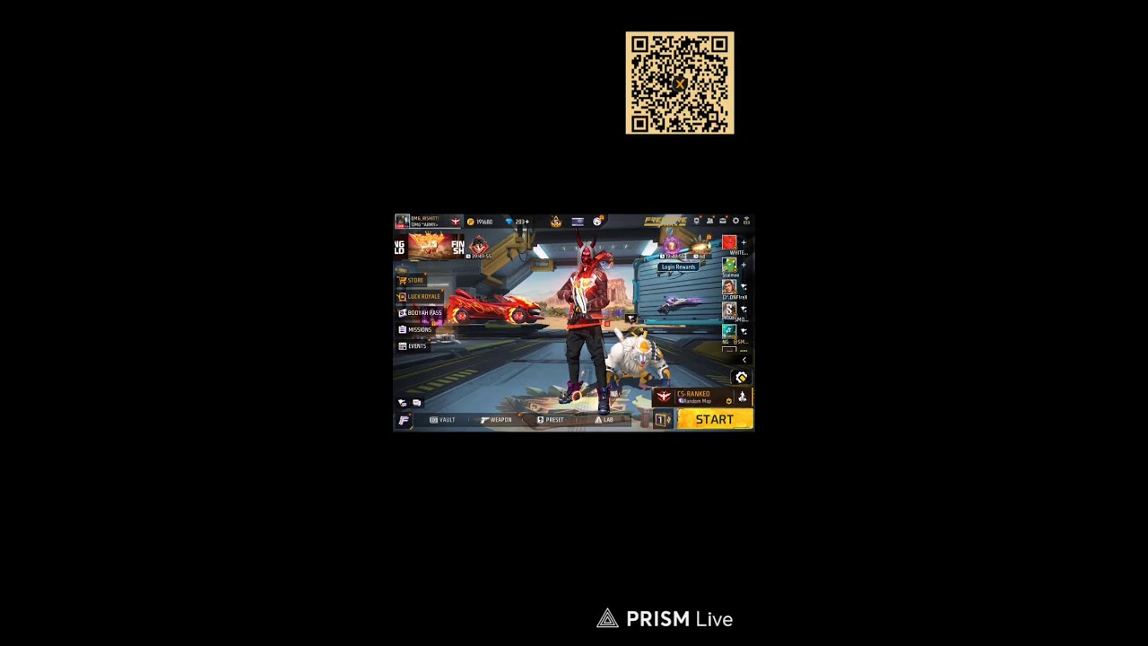 Free Fire Live: пользовательская комната 4 на 4 + тестирование гильдий + розыгрыш призов 🎁 #freef...