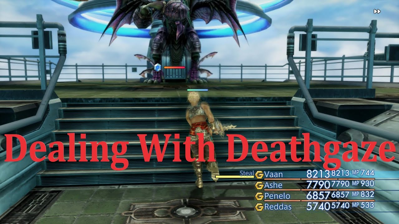Final Fantasy XII The Zodiac Age Overpowered #48 (Dealing With Deathgaze)