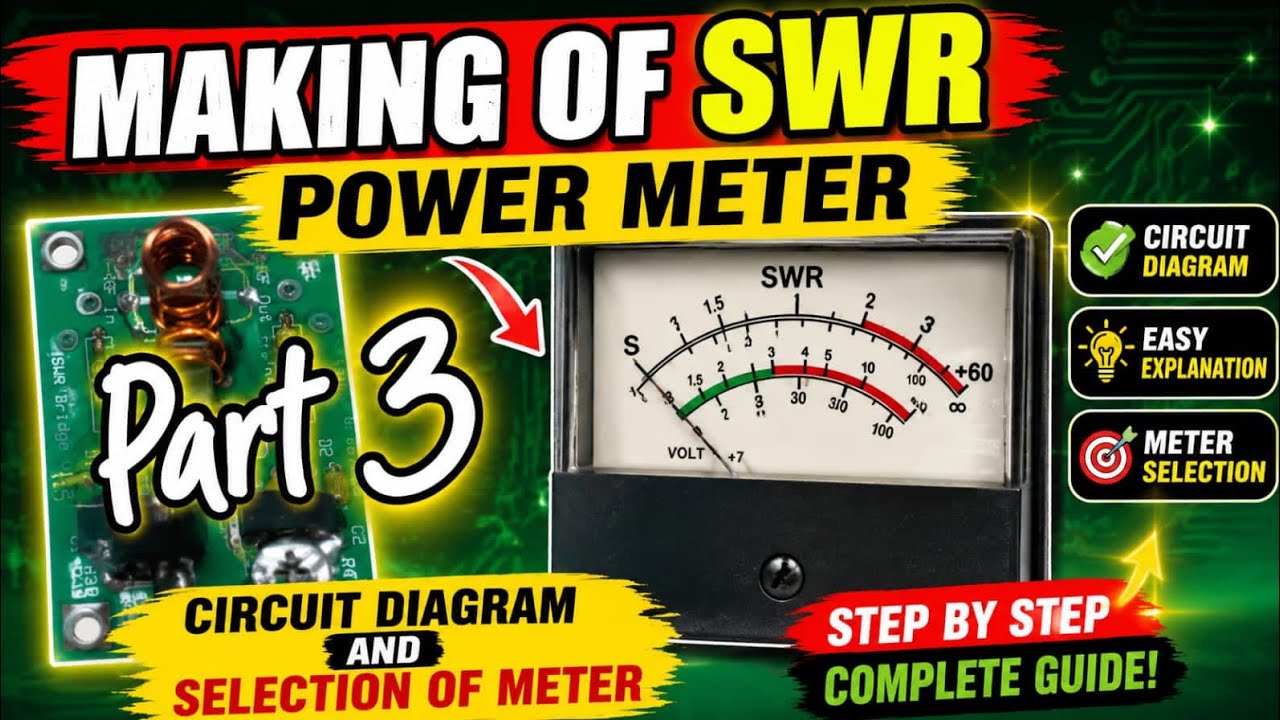 Swr Power Meter Part 3 - Homebrew#swrmeter#hamradio
