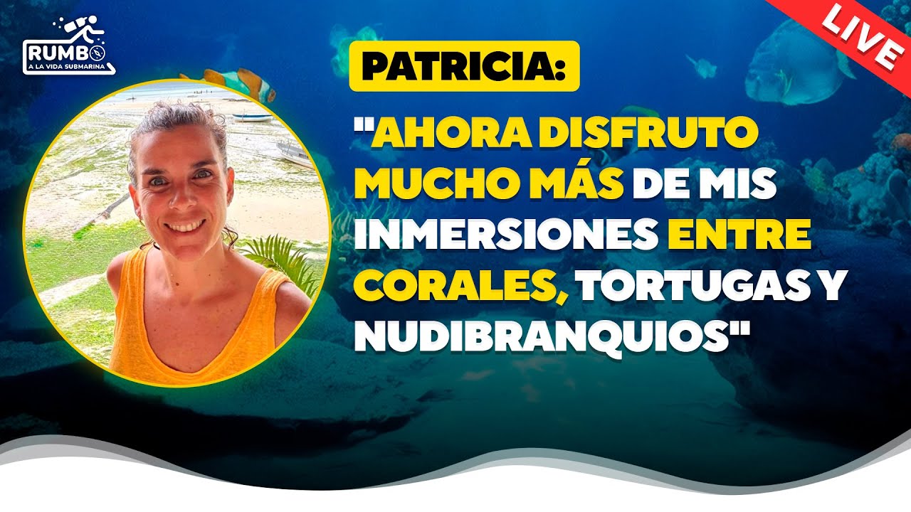 Patricia, alumna BIOMYC, disfruta más de sus inmersiones entre corales, tortugas y nudibranquios