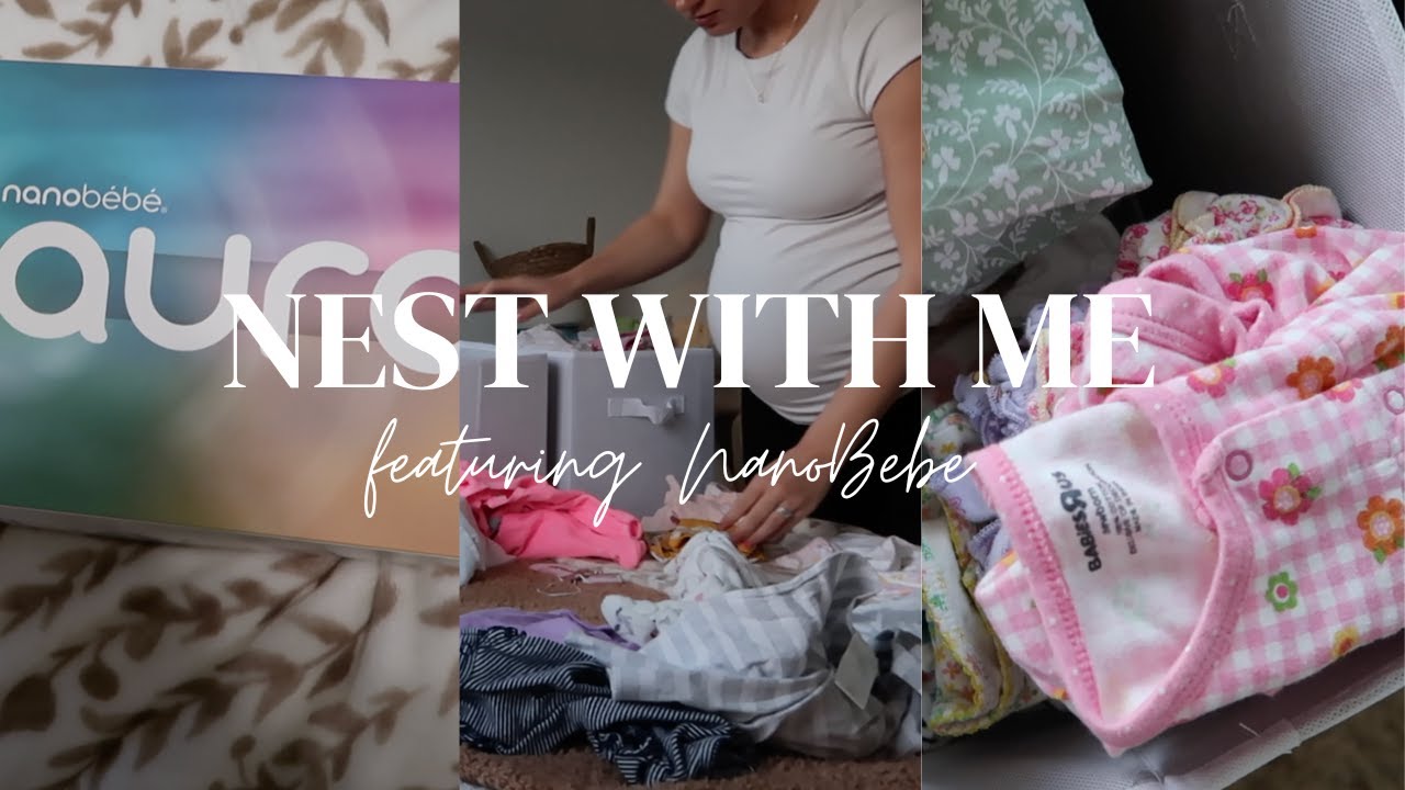 NEST WITH ME + SETTING UP OUR NEW NANOBEBE AURA MONITOR :)