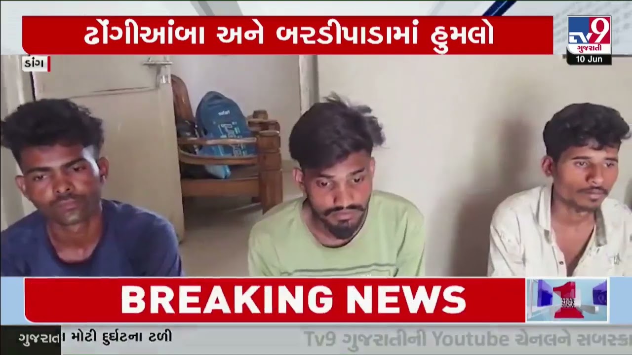 Alleged attack on Forest Department officer case: 14 accused arrested | Dang | Gujarat | TV9Gujarati