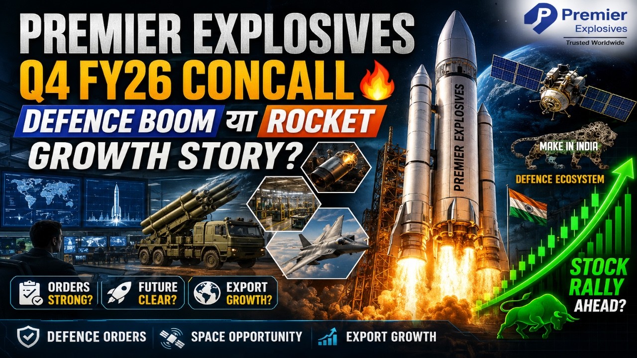 Premier Explosives Q4 FY26 Concall 🔥 Defence Boom or Rocket Growth Story? | Full Hindi Analysis