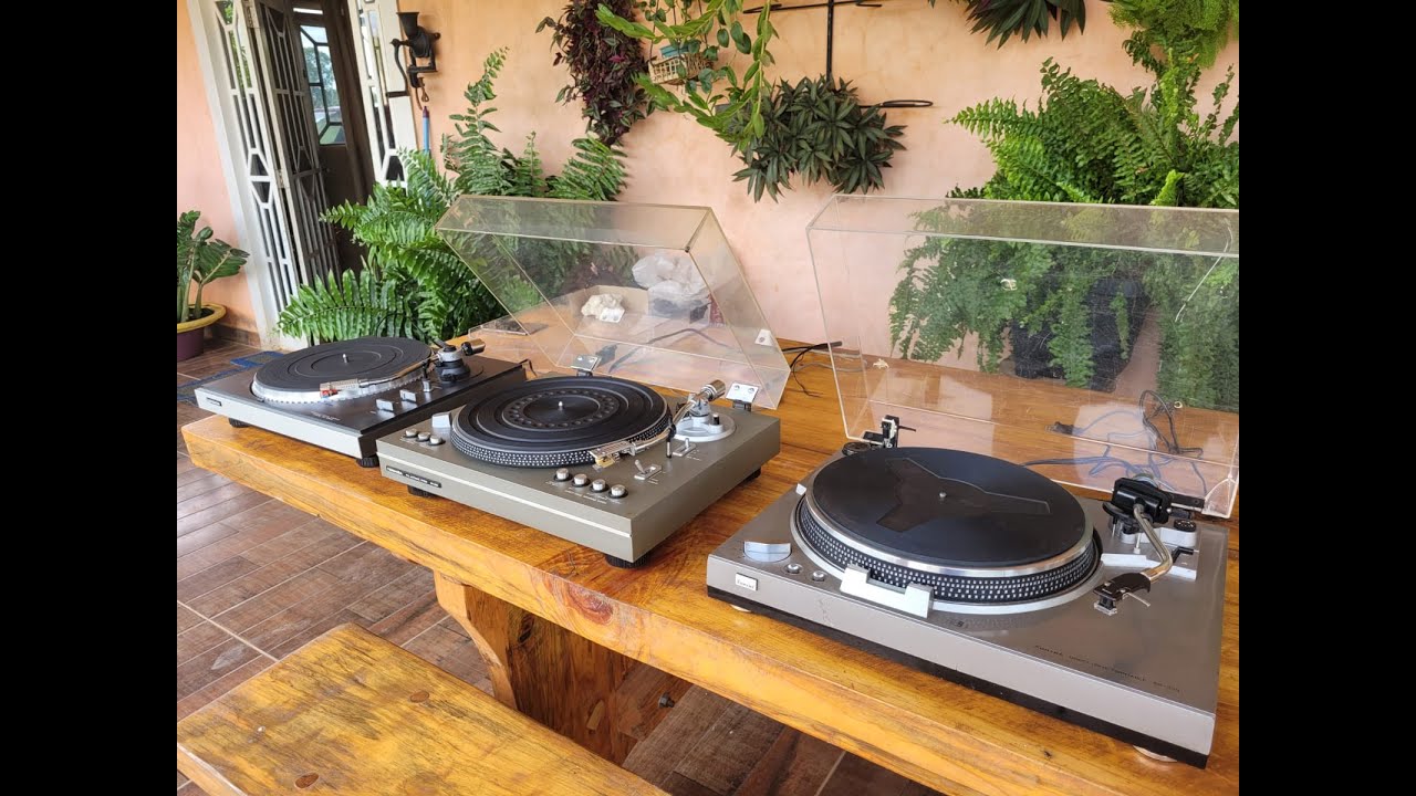 TOCA DISCOS DIRECT DRIVE Turntable DD100 Q, SR 333, e SR-F430