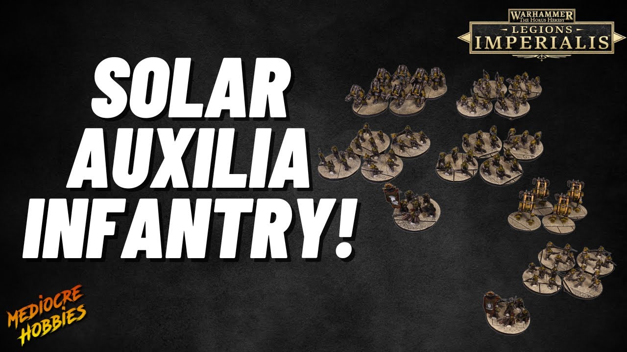 Part 2! Speed Paint your Solar Auxilia infantry! #legionsimperialis