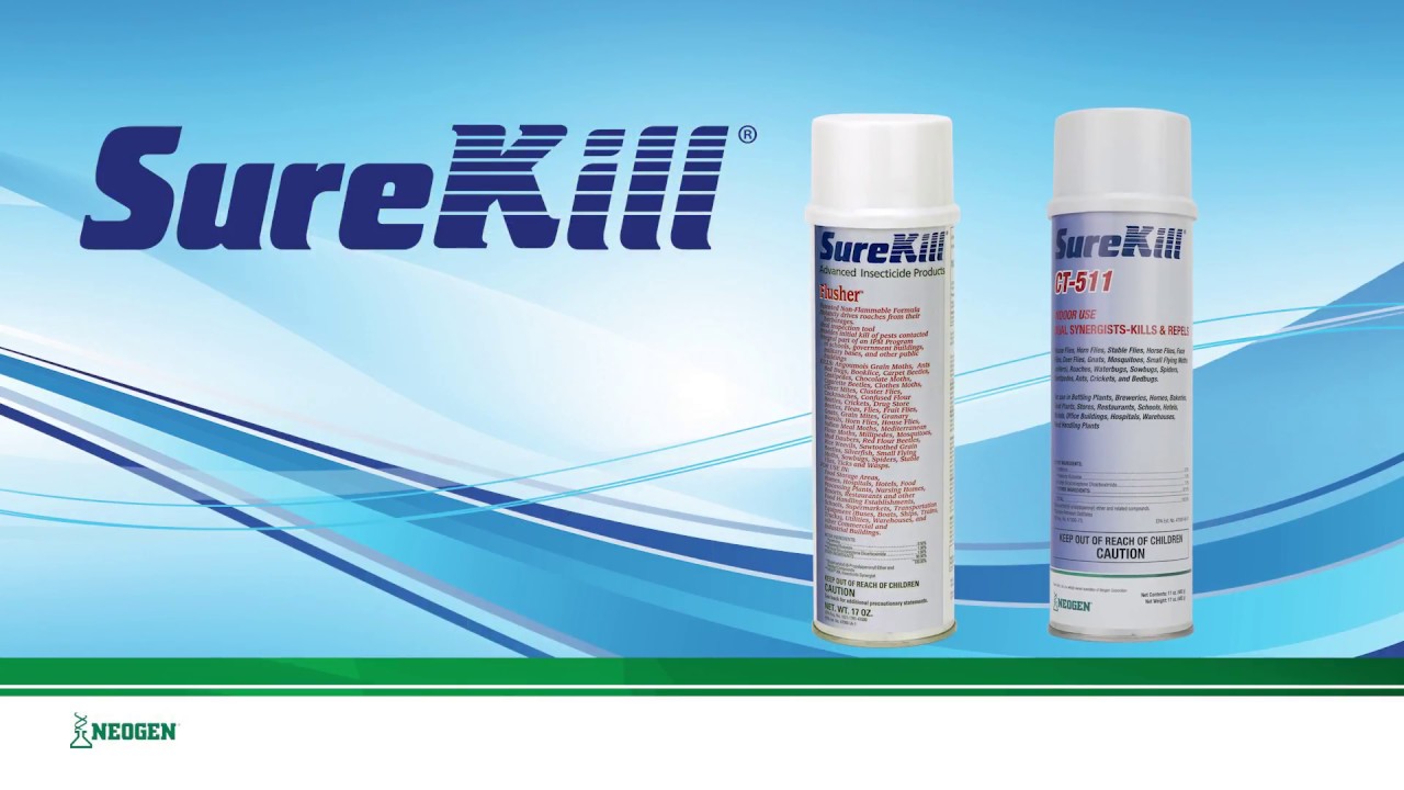SureKill&reg; Flusher & SureKill&reg; CT-511&reg; |  Aerosol Performance