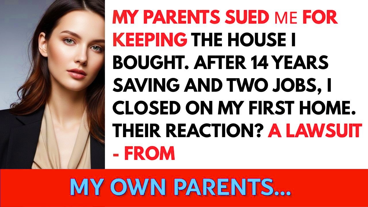 My Parents Sued Me for Buying a House—But One Sentence Made the Courtroom Go Silent