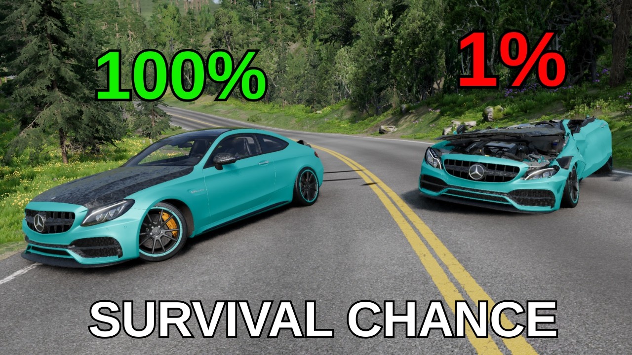 Realistic Survival Chance Crashes #16 | BeamNG.drive