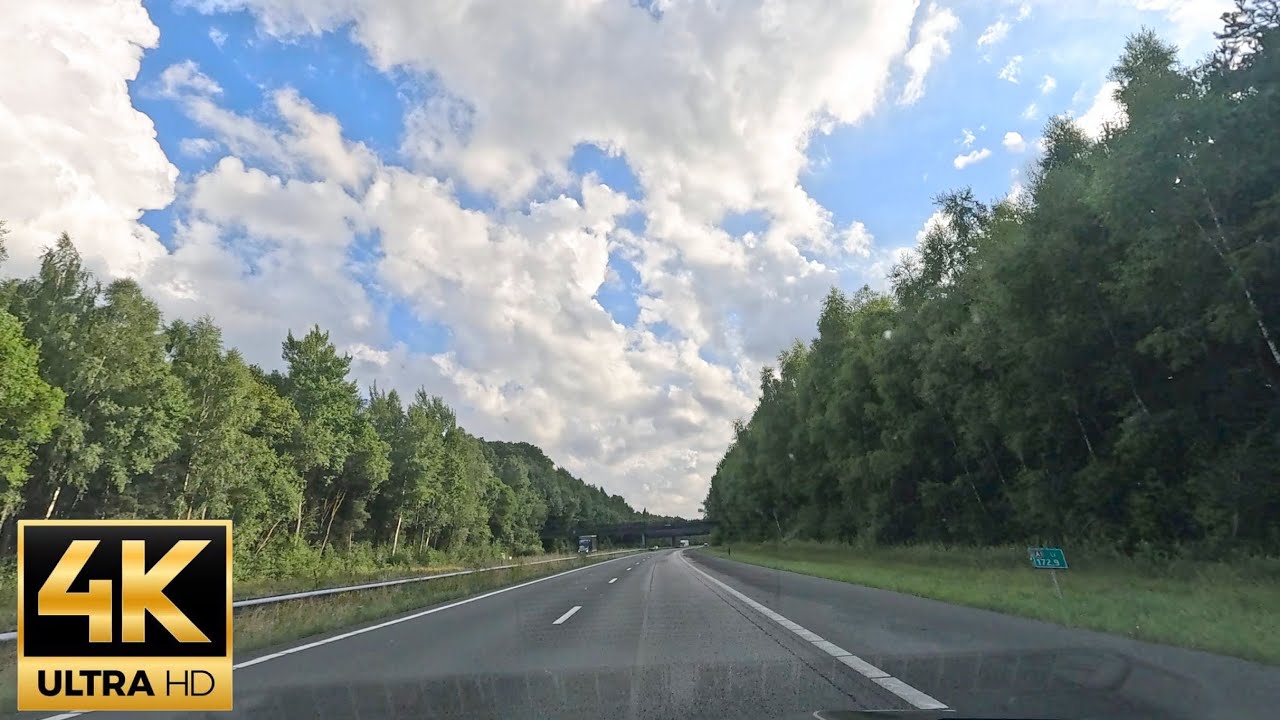 German Autobahn 4K Drive 